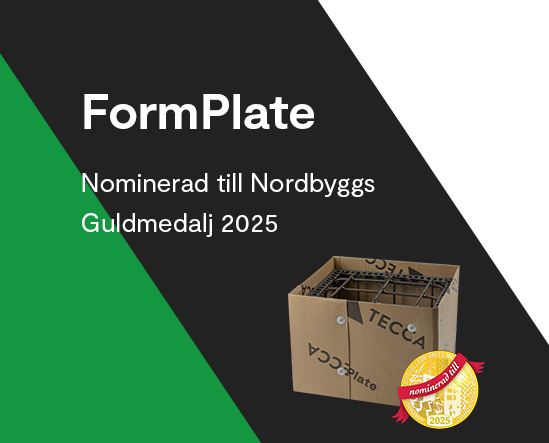FormPlate - nominerad till Nordbyggs Guldmedalj 2025