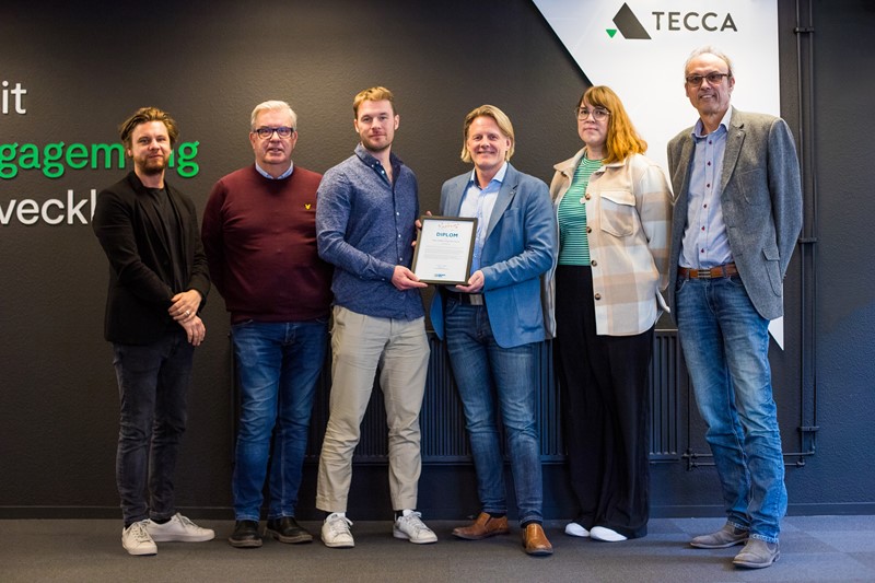 TECCA utsedd till Årets Hållbara Leverantör 2021